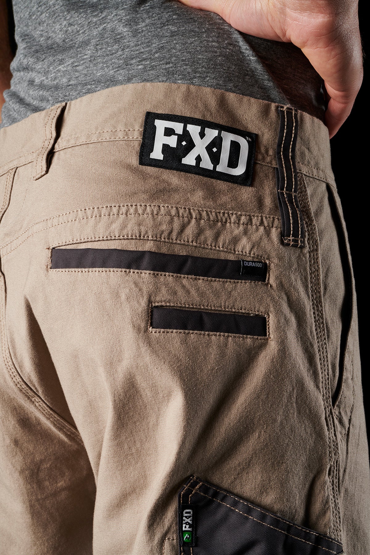 FXD WP.4T REFLECTIVE STRETCH CUFFED WORK PANTS ARE AS/NZS 1906.4-2010  RETROFLECTIVE MATERIAL COMPLIANT AND FEATURE 3M SCOTCHLITE™ BIOMO